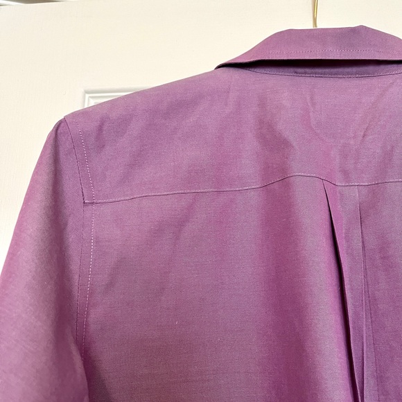 L.L. Bean Women’s Button-Down, Button-Up Purple Top - Large - Picture 8 of 9